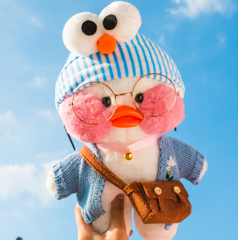 Lalafanfan Cafe Mimi Ins Hyaluronic Acid Duck Doll Plush Toy