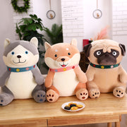 Three Dogs Plush Toys Children Girls Gifts Husky Shar Pei Pillow Grabbing Machine Doll