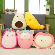 Cute Dolls With Fruit Plush Toys
