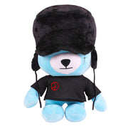 Exploding bear doll blue bear plush toy