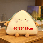 Food Sandwich Cake Plush Toy Cute Bread Stuffed Doll Soft Nap Sleep Pillow Sofa Bed Cushion Creative Birthday Gift