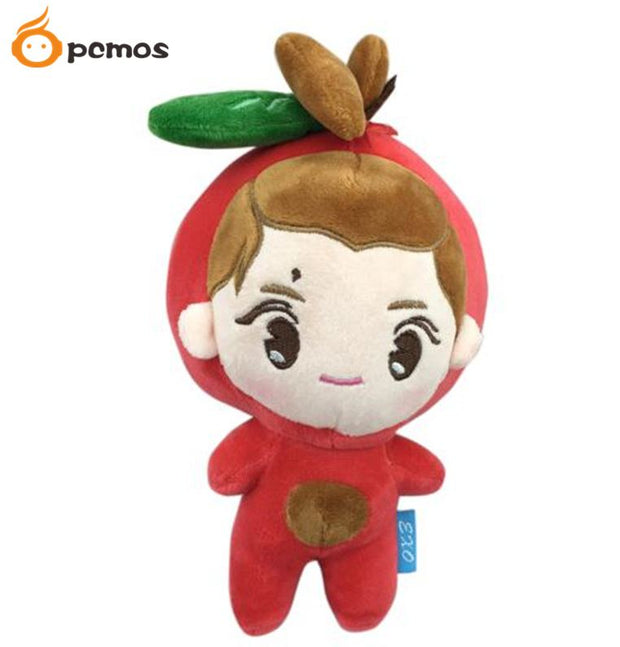 PCMOS Kpop EXO Plush Dolls Superstar Baek Hyun Chan Yeol Se Hun Su Ho D.O Luhan Chen Cartoon Plush Toy Stuffed Dolls New