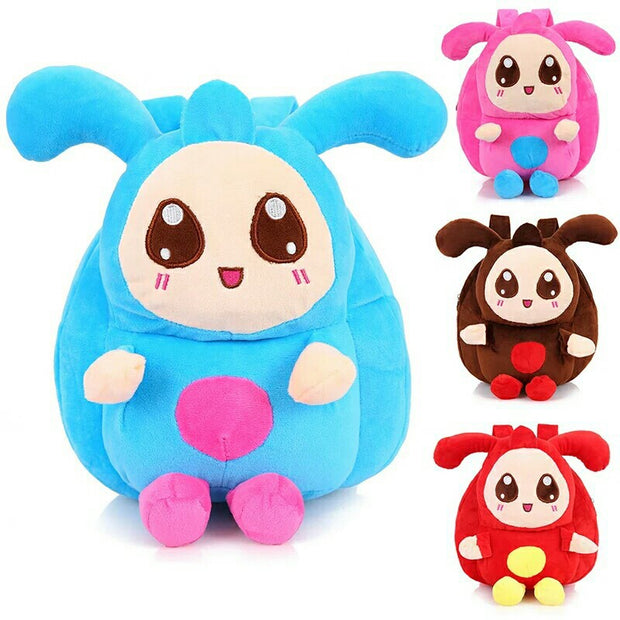 Cute plush toys, double shoulder bag, 1-3-4 year old baby boy backpack boy girl baby girl