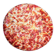 Crazy Pizza Blanket Pita Lavish Food Flannel Blanket for Bed  Fleece Throw Funny Double-sided Plush Bedspread