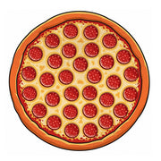 Crazy Pizza Blanket Pita Lavish Food Flannel Blanket for Bed  Fleece Throw Funny Double-sided Plush Bedspread