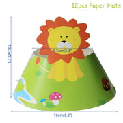 Beautiful Safari Party Decoration Tableware Set