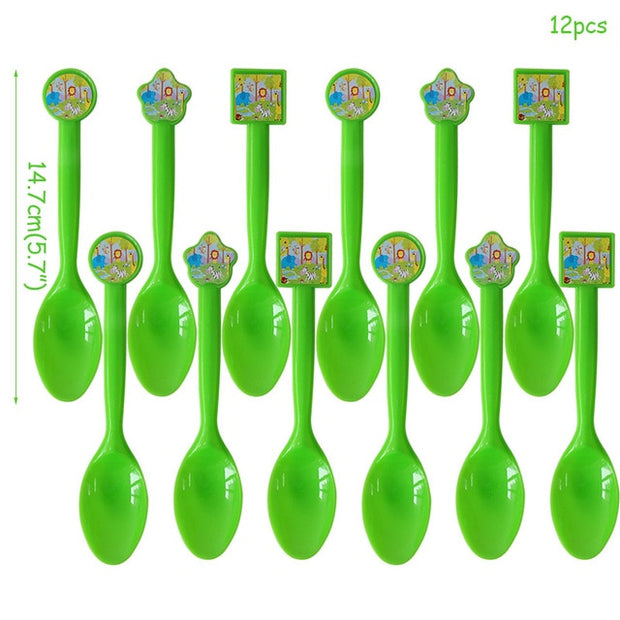 Beautiful Safari Party Decoration Tableware Set