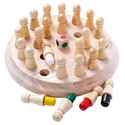 Kids Wooden Memory Match Stick Chess Game Fun Block Board Educational