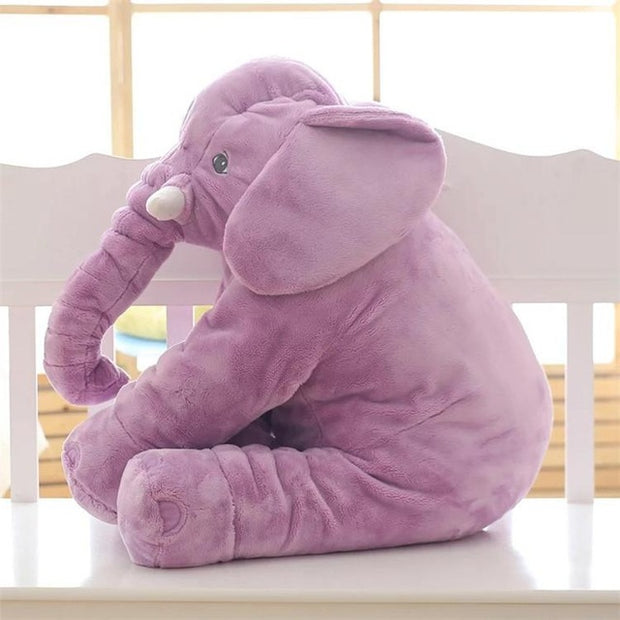Cartoon Big Size Plush Elephant Toy Kids Sleeping Back Cushion Stuffed Pillow animal Doll Birthday Gift for Children