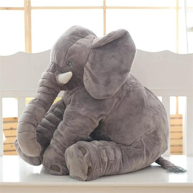 Cartoon Big Size Plush Elephant Toy Kids Sleeping Back Cushion Stuffed Pillow animal Doll Birthday Gift for Children