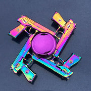 Beautiful Rainbow Metal Hand Spinner Focus Toy Spinner