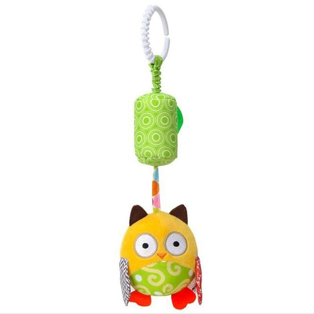 Plush Infant  Rattles Handle Stroller Hanging Teether Baby Toys