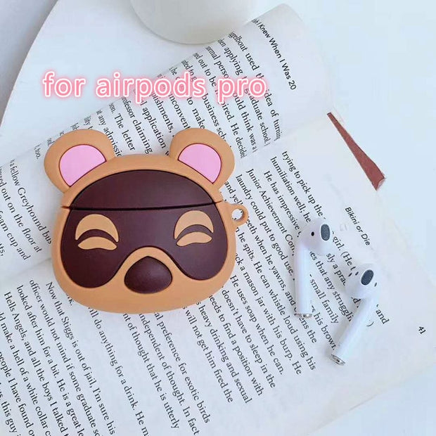 Hot Animal Crossing New Horizons 3D Earphone Case for Airpods Cute Cartoon Headphone Earpods Cover