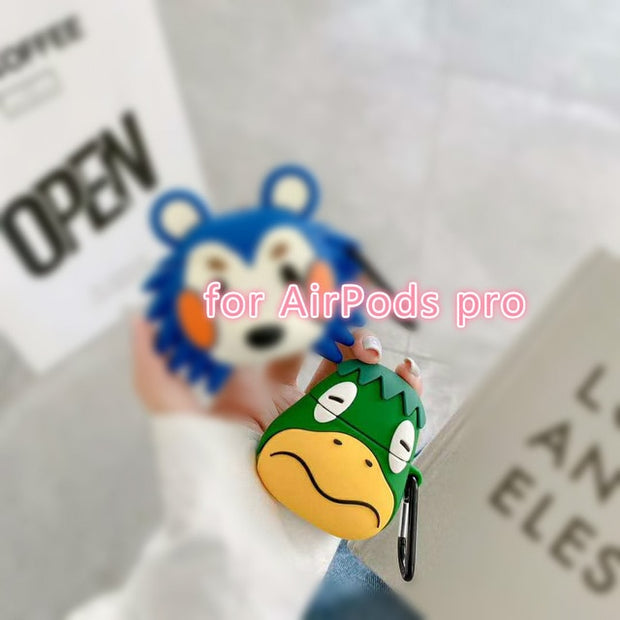 Hot Animal Crossing New Horizons 3D Earphone Case for Airpods Cute Cartoon Headphone Earpods Cover
