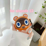 Hot Animal Crossing New Horizons 3D Earphone Case for Airpods Cute Cartoon Headphone Earpods Cover