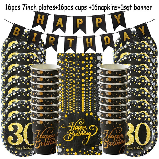 Funny Anniversary Disposable Tableware set