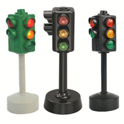 Funny and Cute Mini Traffic Signs Road Lights with Sound and LED