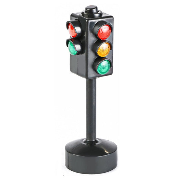 Funny and Cute Mini Traffic Signs Road Lights with Sound and LED