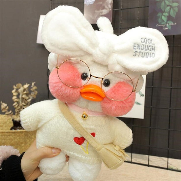 Cute LaLafanfan Cafe Duck Plush Toy