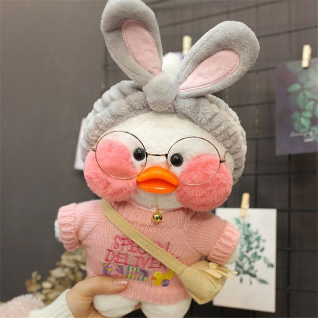 Cute LaLafanfan Cafe Duck Plush Toy