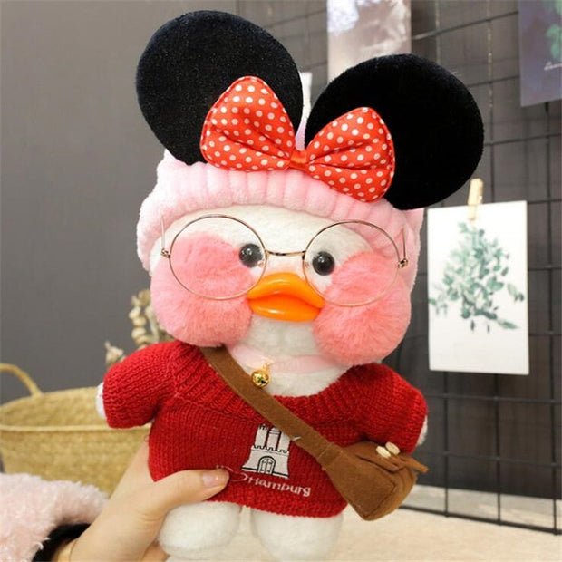 Cute LaLafanfan Cafe Duck Plush Toy